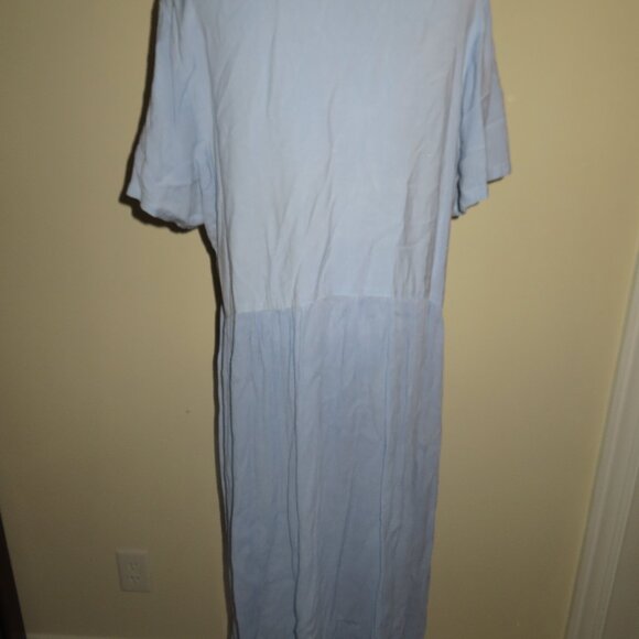 Naqui Periwinkle Blue Embroidered Dress - Picture 7 of 8